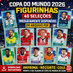 Kit imperdível! Mais de 980 figurinhas oficiais.